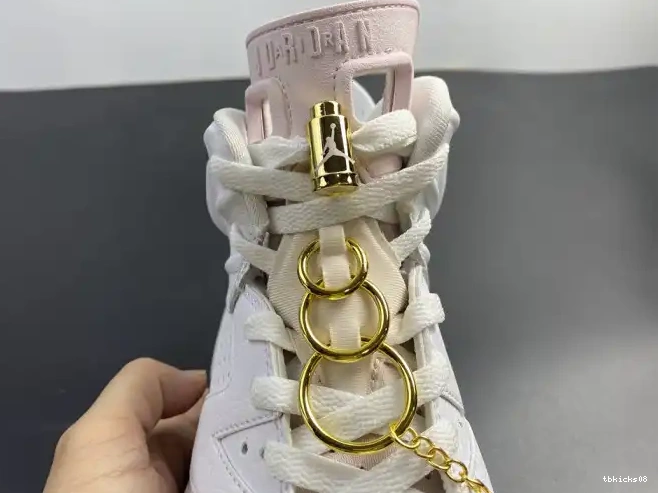 Rep TBkick 6 Air DH9696-100 Retro (W) Gold Hoops Jordan 0409